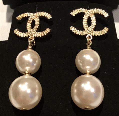 chanel earrings uk|authentic chanel earrings.